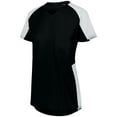thumbnail image 2 of Augusta S Girls Cutter Jersey Black/White 1523, 2 of 2