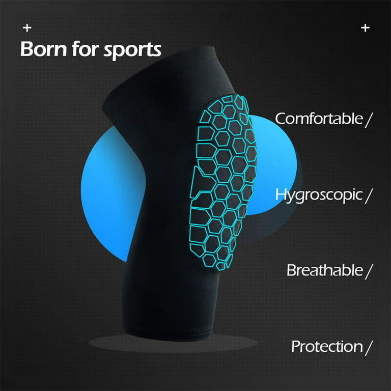 1PC Basketball Knee Pads Honeycomb Volleyball Football Safety Knee Support  Protector Brace Compression Leg Sleeve For Sports