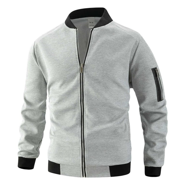 ジャケット・アウター PROFESSIONAL PADDED SETUP (GRAY) XXL Men's Jackets-Bomber Jacket Fall Winter Warm Windbreaker Full Zip