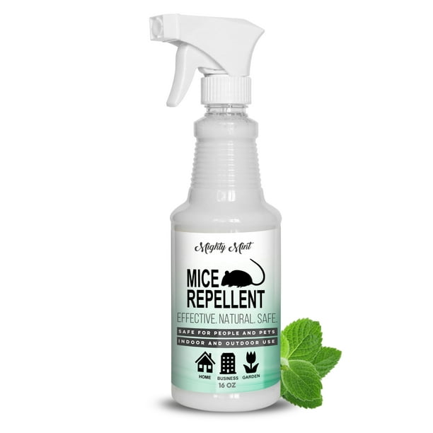 Mighty Mint 16oz Mice Repellent Peppermint Oil Spray - Walmart.com