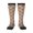 2 Black-1, variant on Xecao Fashion Tatreez Print Compression Socks for Both Men And Women for Running, Travel, Flight, Nurse