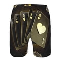 thumbnail image 3 of Fotbe Casino Cards 1 Trajes de Baño Estampados para Hombre, Shorts de Verano de Secado Rápido, Ropa de Playa, Bañadores-Small, 3 of 6