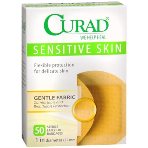 6 Pack Curad Sensitive Skin Bandages Spots 50 Each