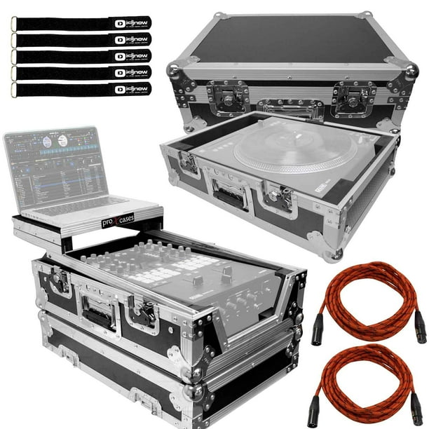 11" Rane 72 DJ Mixer Road Case with Rane Twelve 12 Motorized Control