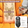 thumbnail image 3 of ALEAVIC Massage Office Chair with Footrest, 500lbs Desk Chair with Lumbar Support Wide Seat High Back Task Executive Ergonomic Chair for Home Office, Orange, 3 of 6