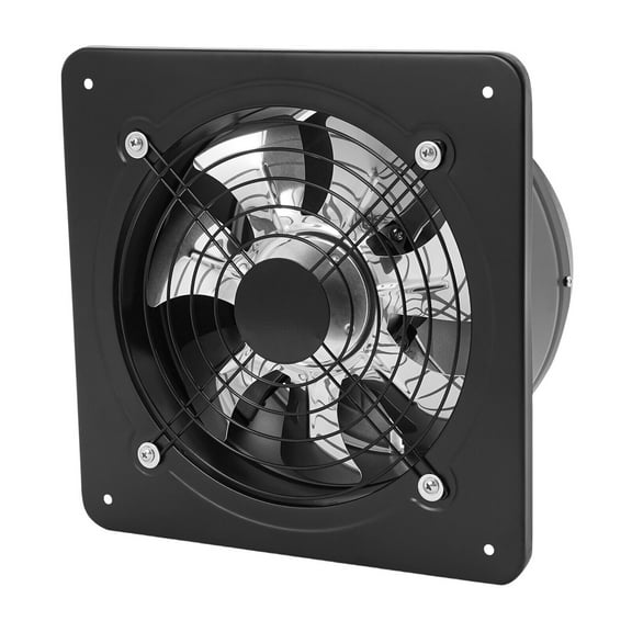 10 Inch Wall Mounted Garage Exhaust Fan, 1000 CFM Wall Exhaust Fan with Backdraft Damper, for Kitchen, Industrial Ventilation, Shop, Chicken Coop