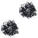 thumbnail image 4 of 50 piezas de alambre de freno de bicicleta de montaña Eigraketly tapas traseras de Aleación de aluminio Negro 2piezas, 4 of 6