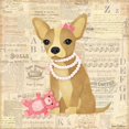 thumbnail image 1 of Arte en lienzo Oopsy Daisy Chihuahua 25 x 25 x 4 cm, 1 of 1