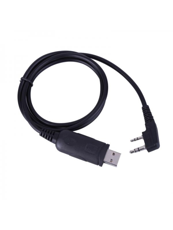 Two-way USB Programming Cable&Software for BaoFeng UV-5R/5RA/5RE BF-888S Radios 