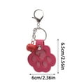 thumbnail image 5 of LiUMX Pet Hair Memorial Keychain | Paw Shape Pet Hair Keepsake Pendant | Dog Lover Gift with Souvenir Storage for Pet Hair | Reminder Key Fob for Bag or Purse, 5 of 5
