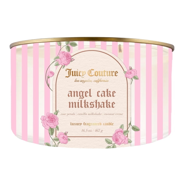 Vela Juicy Couture Angel Cake Milkshake 467 g de cera de soya