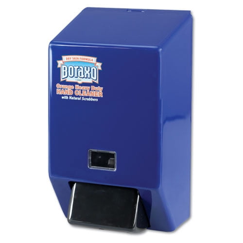 Boraxo 2L Dispenser for Heavy Duty Hand Cleaner, Blue, 10.49"x4.98"x6