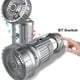 thumbnail image 2 of Luces LED, lámpara de escritorio, luz de noche, luz de lectura, linterna de camping LED 6 en 1 multifuncional recargable para exteriores con ventilador., 2 of 5