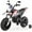 White, variant on Costway 12V Licensed Aprilia Kids Ride On Motorcycle Electric Dirt Bike with Light & Music