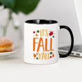 thumbnail image 3 of CafePress - Its Fall Yall Mug - 11 oz Ceramic Mug - Novelty Coffee Tea Cup, 3 of 4