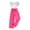 Hot Pink, variant on Bearichfupo 2024 Summer Girls' Clothing New Children's Clothing For 8 12 Years Old Flying Sleeve Top And Pants Suit,Girls' Pant Sets Sizes 7-8 Years