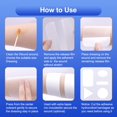 thumbnail image 4 of Niceful 20 Packs Hydrocolloid Bandages Waterproof  2"x4" for Wounds, 4 of 7