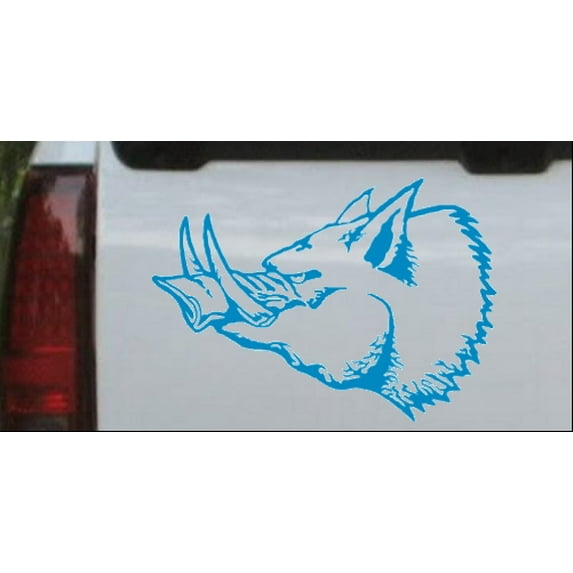 Wild Boar Car or Truck Window Decal Sticker