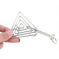 thumbnail image 2 of Challenging Metal Triangular Ring Puzzle Brain Teaser Game for Adults Kids, 2 of 6