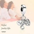 thumbnail image 3 of 925 Sterling Silver Charm for Bracelets Family Infinity Tree of Life Dangle Charms Women Bracelet Charm, 3 of 6