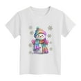 thumbnail image 3 of UYYX White T Shirts For Kids Christmas Shirts Kids Girl T-Shirt - Kids Graphic Christmas Shirts Gifts Top 11-12 Years, 3 of 3