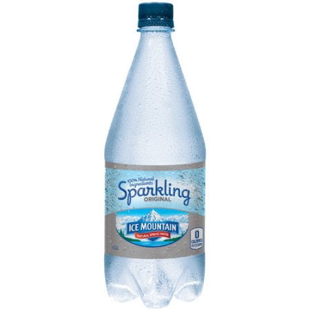Ice Mountain Sparkling Natural Spring Water, 33.8 Fl Oz, 12 Count by Nestle Waters North America