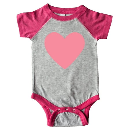 

Inktastic Pink Valentine s Day Heart Gift Baby Boy or Baby Girl Bodysuit