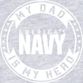 thumbnail image 2 of CafePress - U.S. Navy My Dad Is My Hero Body Suit - Cute Infant Bodysuit Baby Romper - Size Newborn - 24 Months, 2 of 3