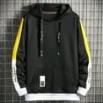 thumbnail image 4 of CONZONE Mens Casual Hoodies Long Sleeve Pullover Hoodie for Men Graphic Hooded Sweatshirts With Pocket, 4 of 6