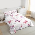 thumbnail image 3 of Homewish Cartoon Butterflies Bedding Comforter Set 2pcs for Kids Children Teens,Spring Garden Twin Comforter Sets Microfiber,Chic Flowers Breathable Bedding Set,Luxury Bedroom Decor,Reversible, 3 of 8