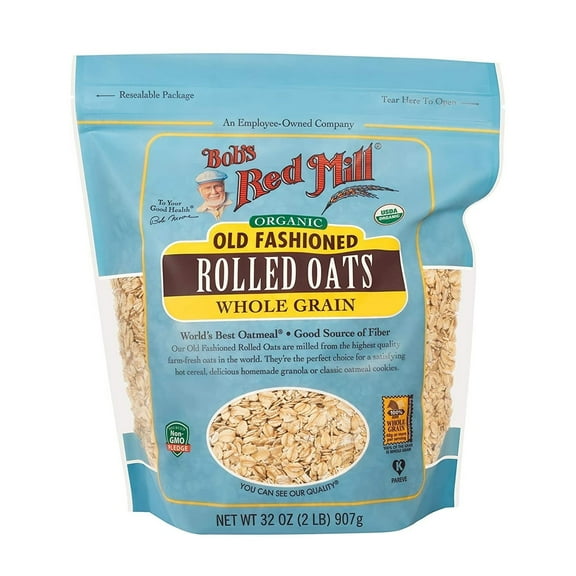 Bob's Red Mill Organic Old Fashioned Rolled Oats, 32-ounce (Pack of 1) RDD8