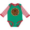 thumbnail image 3 of Inktastic Chocolate Doughnut Boys or Girls Long Sleeve Baby Bodysuit, 3 of 5