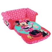 Marshmallow Furniture 2 in 1 Sleeper Kids Couch, Minnie Mouse (2 Pack)