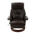 thumbnail image 4 of Faux Leather Recliner Brown, 4 of 5