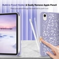 thumbnail image 6 of Fintie SlimShell Case for iPad Mini 7 (A17 Pro) 2024 / iPad Mini 6 2021 (8.3 Inch) - [Built-in Pencil Holder] Soft TPU Protective Stand Back Cover with Auto Wake/Sleep, 6 of 10
