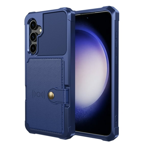 Feishell for Samsung Galaxy S23 FE Wallet Case, with ID&Credit Card Holder Slots Pockets Wallet Back Cover Stand Flip Folio Leather Magnetic Absorption Cover For Samsung Galaxy S23 FE,
Darkblue