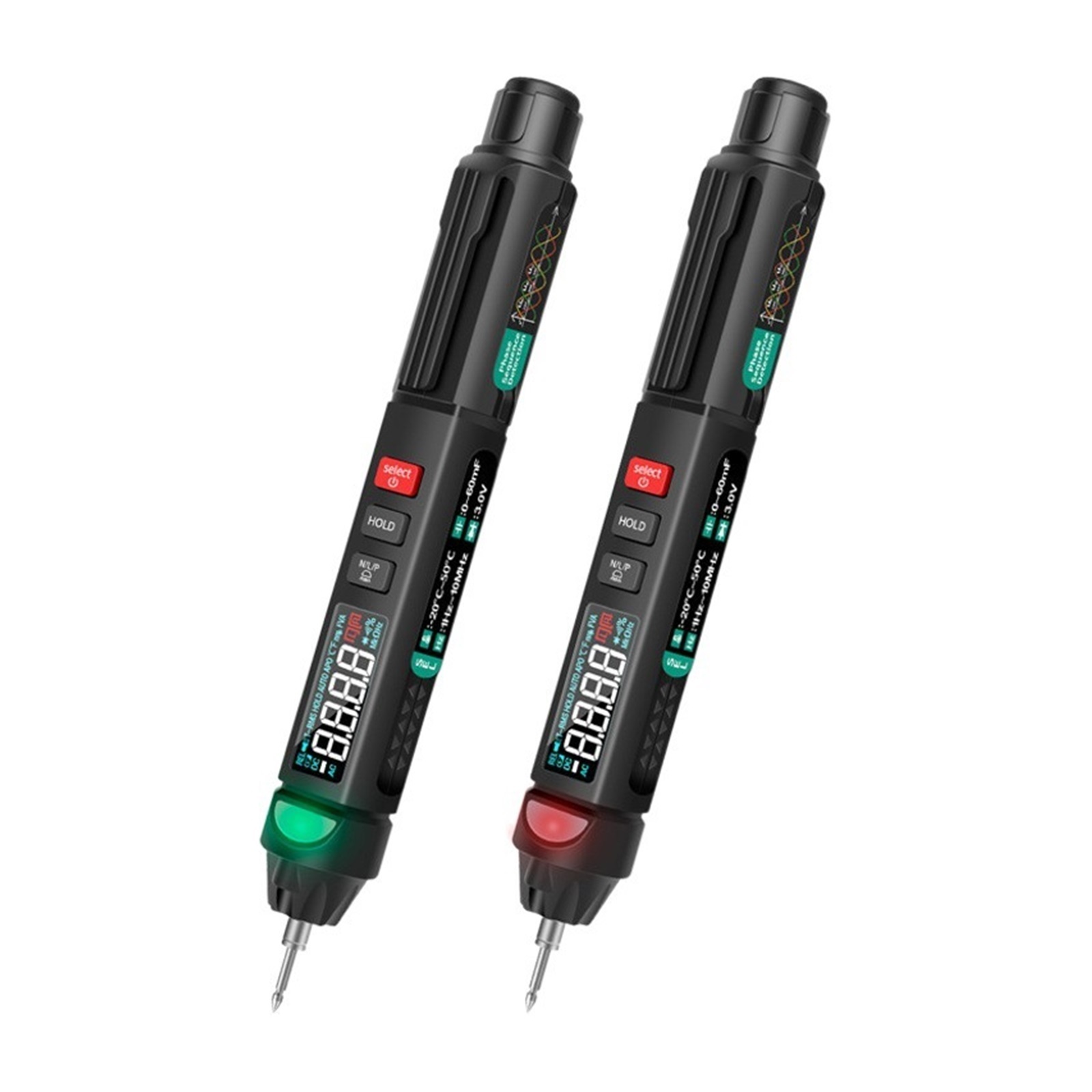 A3008 highconfiguration Multifunctional Pen Multimeter High Precision Digital Universal Meter Intelligent Phase Sequence Measurement Multimeter Anti-Burn