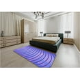 thumbnail image 5 of Ahgly Company Machine Washable Indoor Rectangle Transitional Purple Mimosa Purple Area Rugs, 8' x 12', 5 of 7