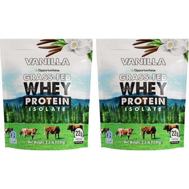 Opportuniteas Vanilla Whey Protein Powder Organic Grass Fed Whey Isolate for Shakes and Baking 5