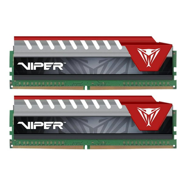 Viper Elite Series DDR4 16GB (2 x 8GB) 2400MHz Kit (Red 