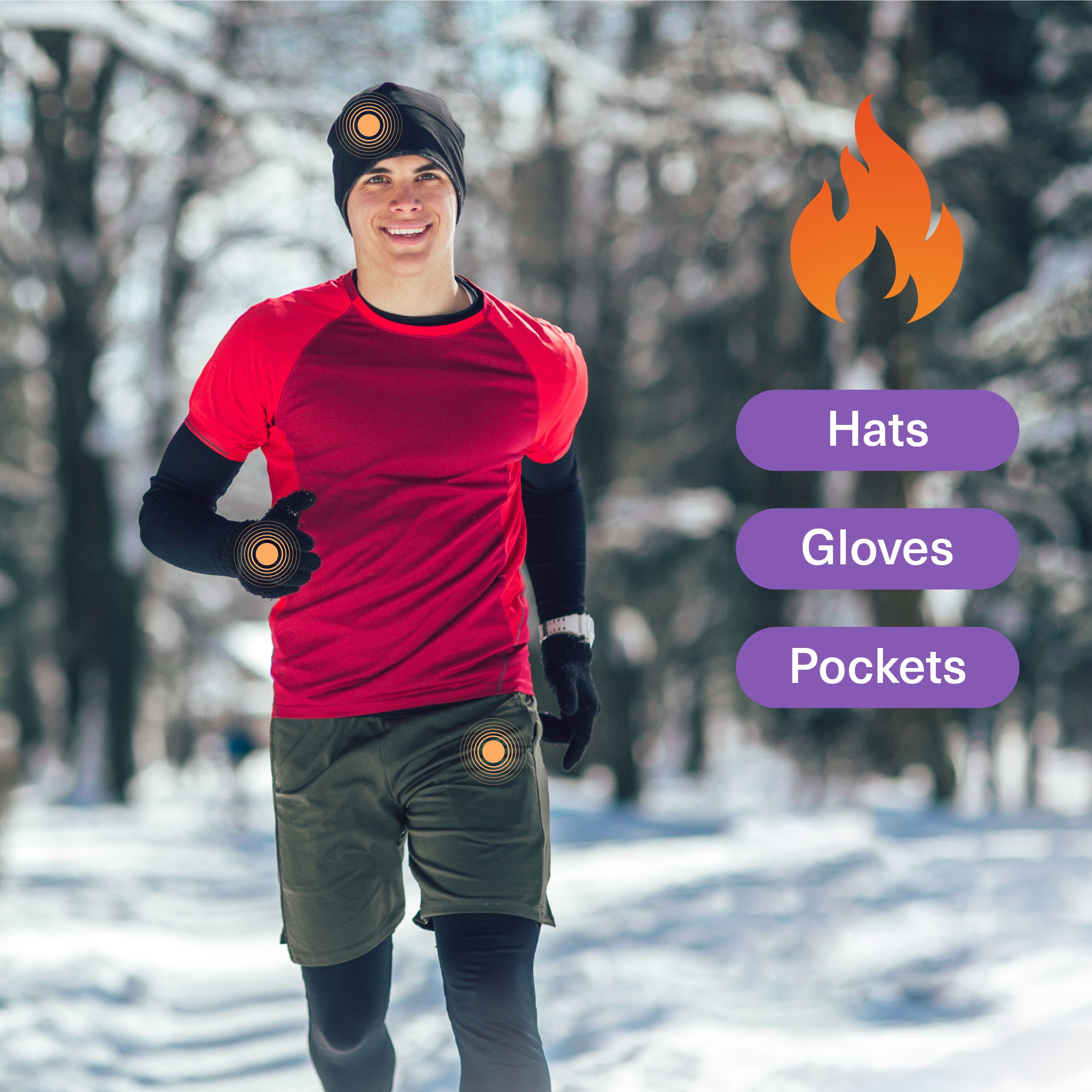Chauffe-mains, orteils et taille XL – Lot varié, 10 paires de chauffe-mains, 10 paires de chauffe-orteils avec adhésif, 10 chauffe-mains et corps XL – Activé par l'air – Sans odeur Sport Temp