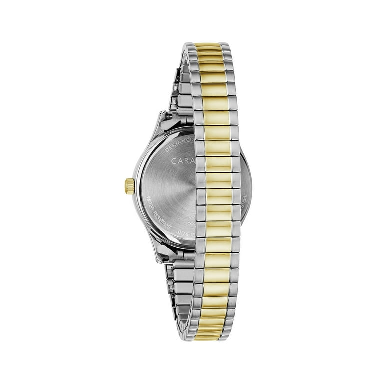Caravelle Designed By Bulova Women's Two-Tone Gold Stainless Steel
