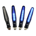 thumbnail image 1 of Set 4pz Direccionales Bloosom  Led Moto Secuencial Motocicleta Azul, 1 of 4