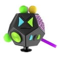 thumbnail image 3 of Ansiety Fingertip Dice Toy, Rollo Giratorio 12 Lados Descompresión Dice Toy Para Autobús, 3 of 8