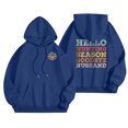 thumbnail image 1 of WEAIXIMIUNG Robe Sweat à Manches Courtes pour Femmes Col Rond Décontracté avec Poche Imprimé Lettres Anglaises, 1 of 5