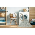 thumbnail image 2 of Ahgly Company Machine Washable Indoor Rectangle Contemporary Dark Goldray Area Rugs, 4' x 6', 2 of 7