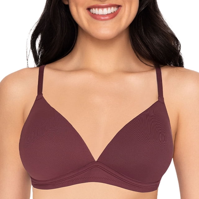 Brasier Ilusion para Dama, con Tul Liso Café Talla 34B