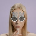 thumbnail image 3 of 3pcs Performance Eyeglasses Party Glasses Party Photography Prop Graduation Party Decor, 3 of 9