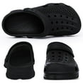 thumbnail image 3 of Litfun Unisex Garden Clogs Shoes with Arch Support Soft Slip-on Sandals for Women and Men, Black, 3 of 7