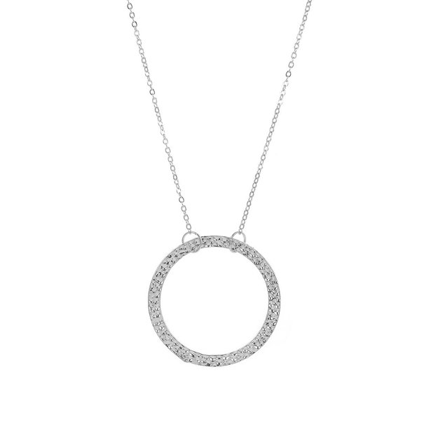 sweethay Collar de moda Suéteres circulares resistentes Joyería estética Plata Colgantes colgantes elegantes Regalos del día de San Plata 20Conjunto